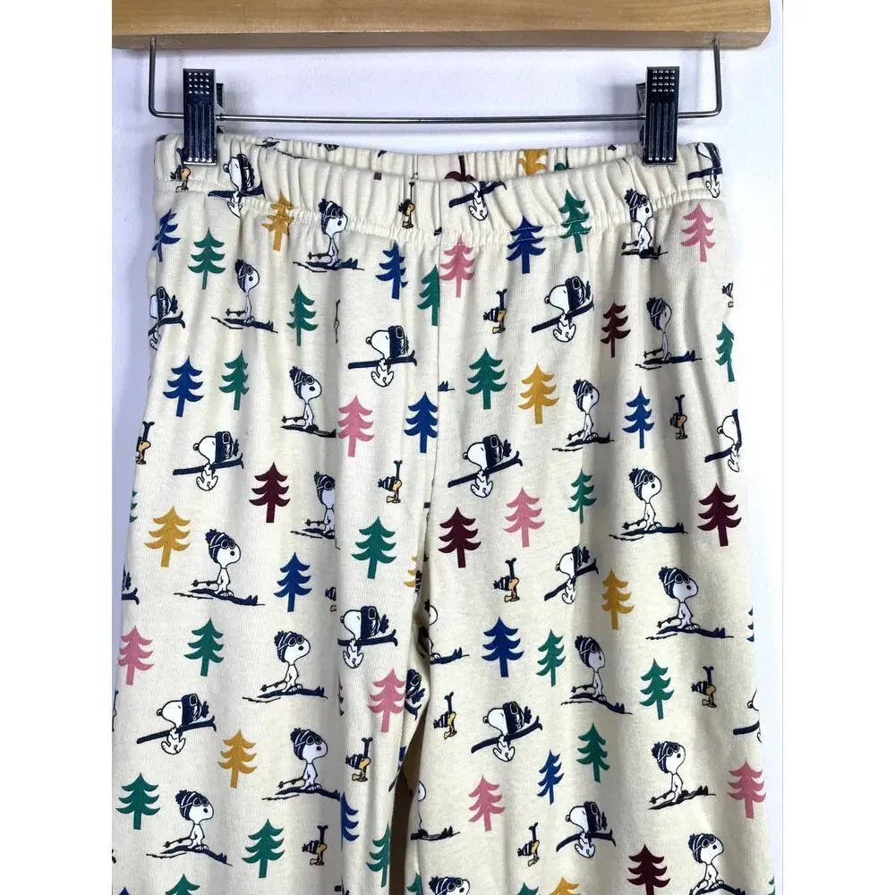 Hanna Andersson x Peanuts Snoopy Wide Leg Organic Cotton Pajama Pants Womens XS